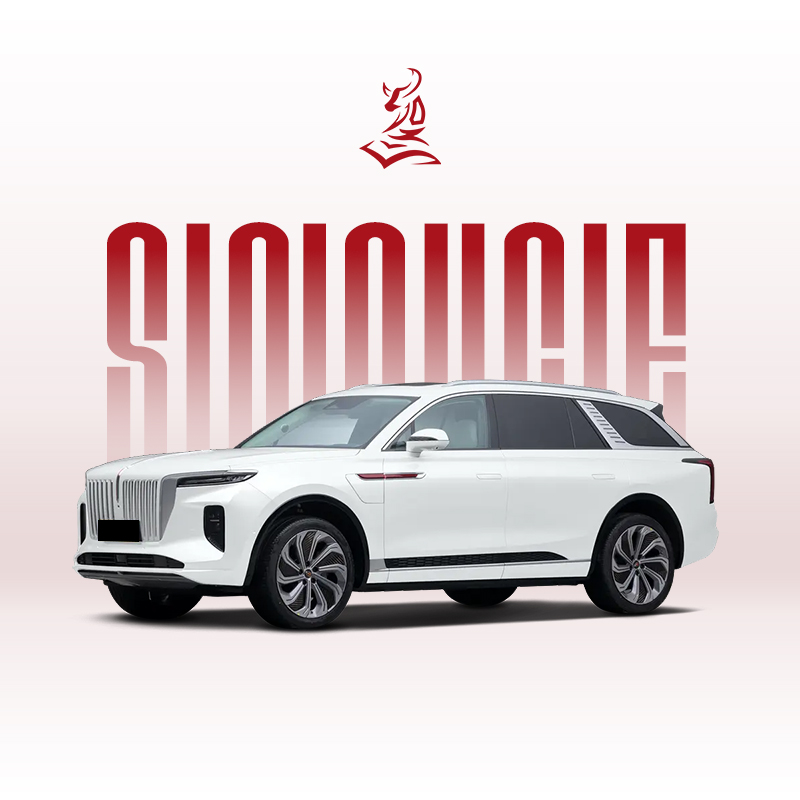 Новый 6-местный Hongqi E-HS9 2024 года — роскошный электрический внедорожник для руководителей и семей