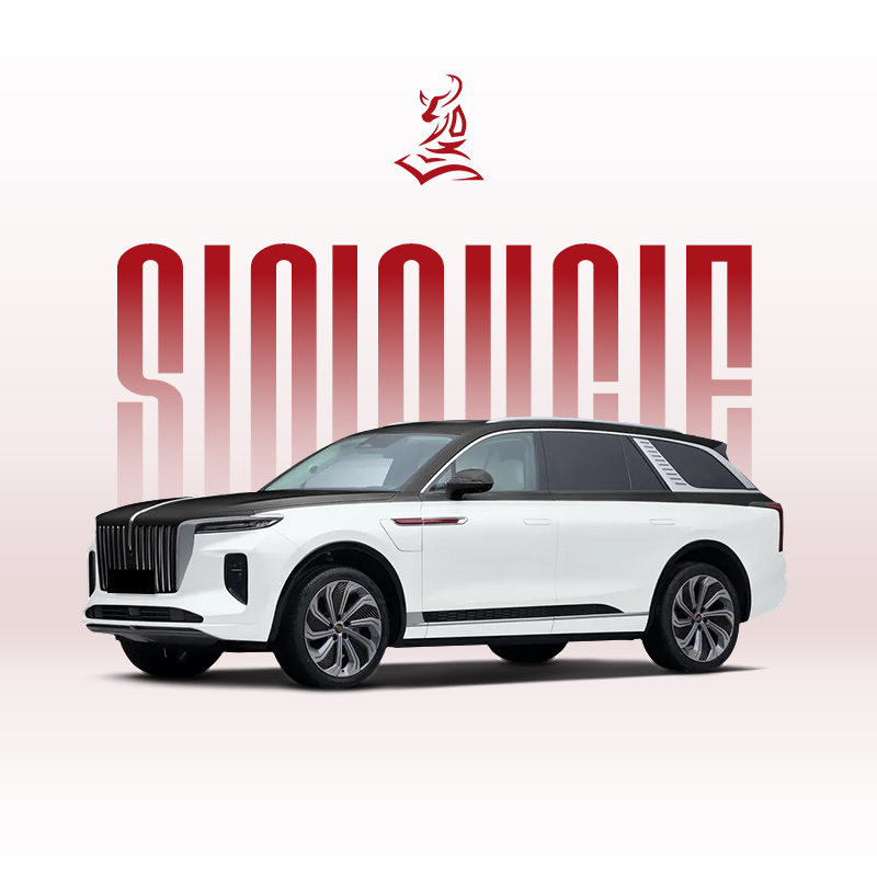 Новый 6-местный Hongqi E-HS9 2024 года — роскошный электрический внедорожник для руководителей и семей