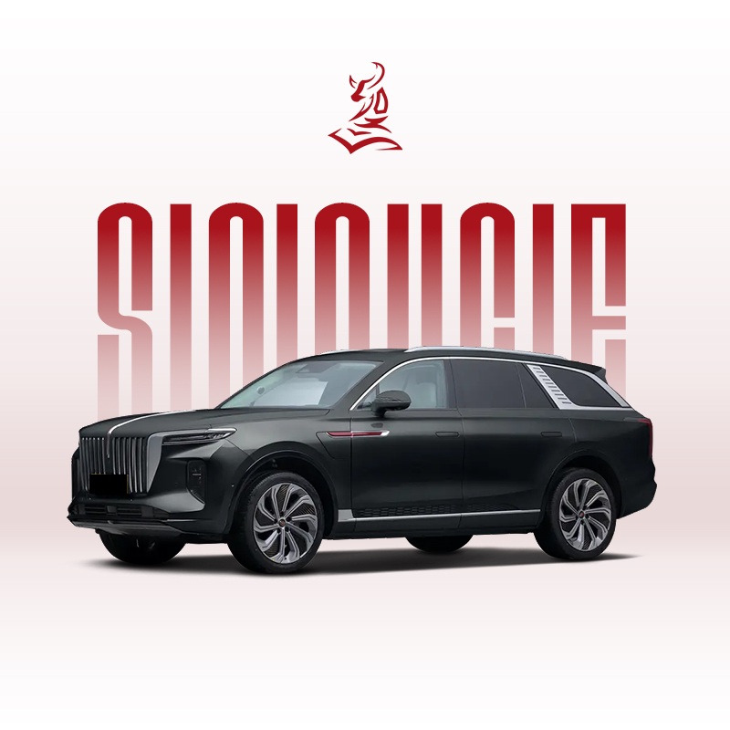 Новый 6-местный Hongqi E-HS9 2024 года — роскошный электрический внедорожник для руководителей и семей