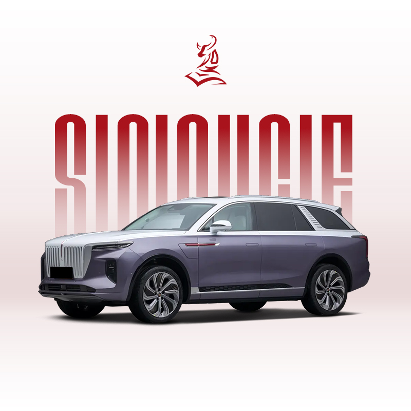 Новый 6-местный Hongqi E-HS9 2024 года — роскошный электрический внедорожник для руководителей и семей