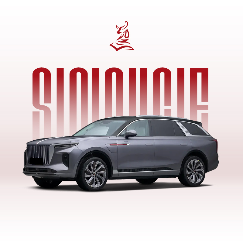 Новый 6-местный Hongqi E-HS9 2024 года — роскошный электрический внедорожник для руководителей и семей